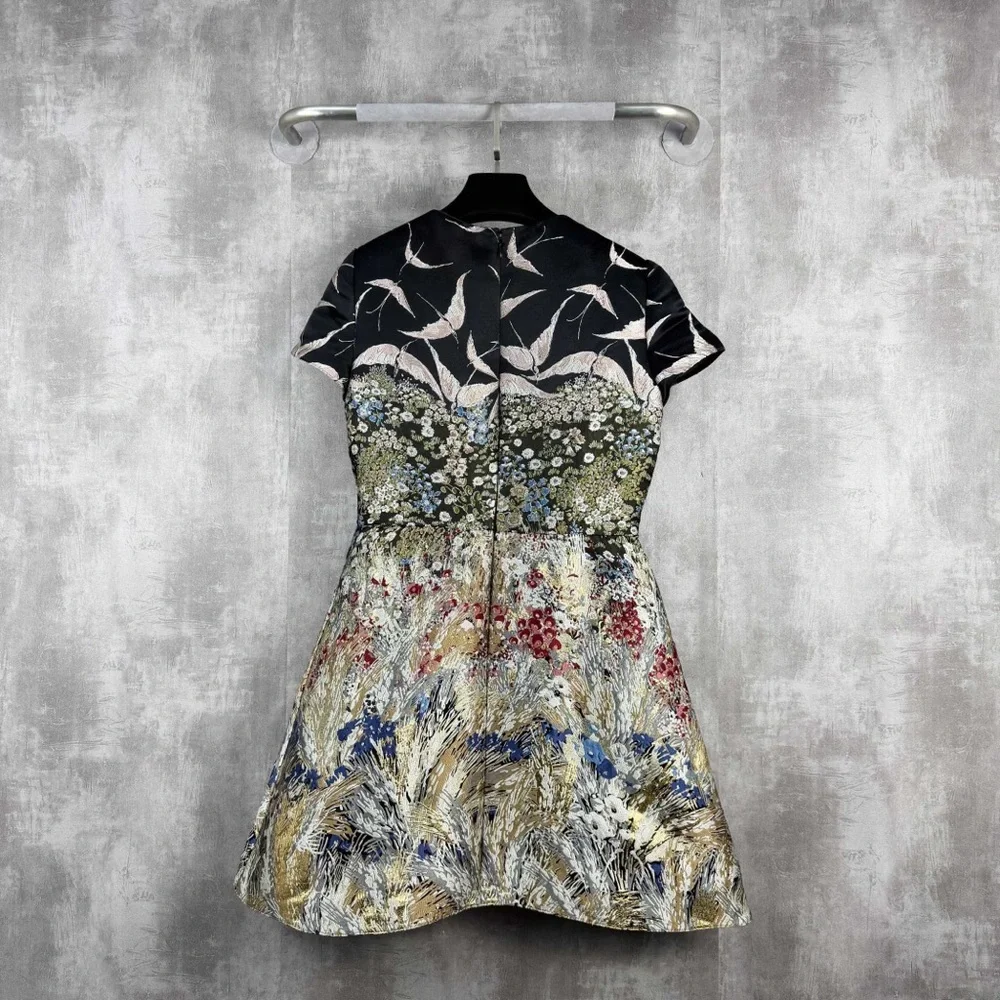 ❌sold❌Authentic Valentino Multicolor Floral Mini Dress - Picture 3 of 9